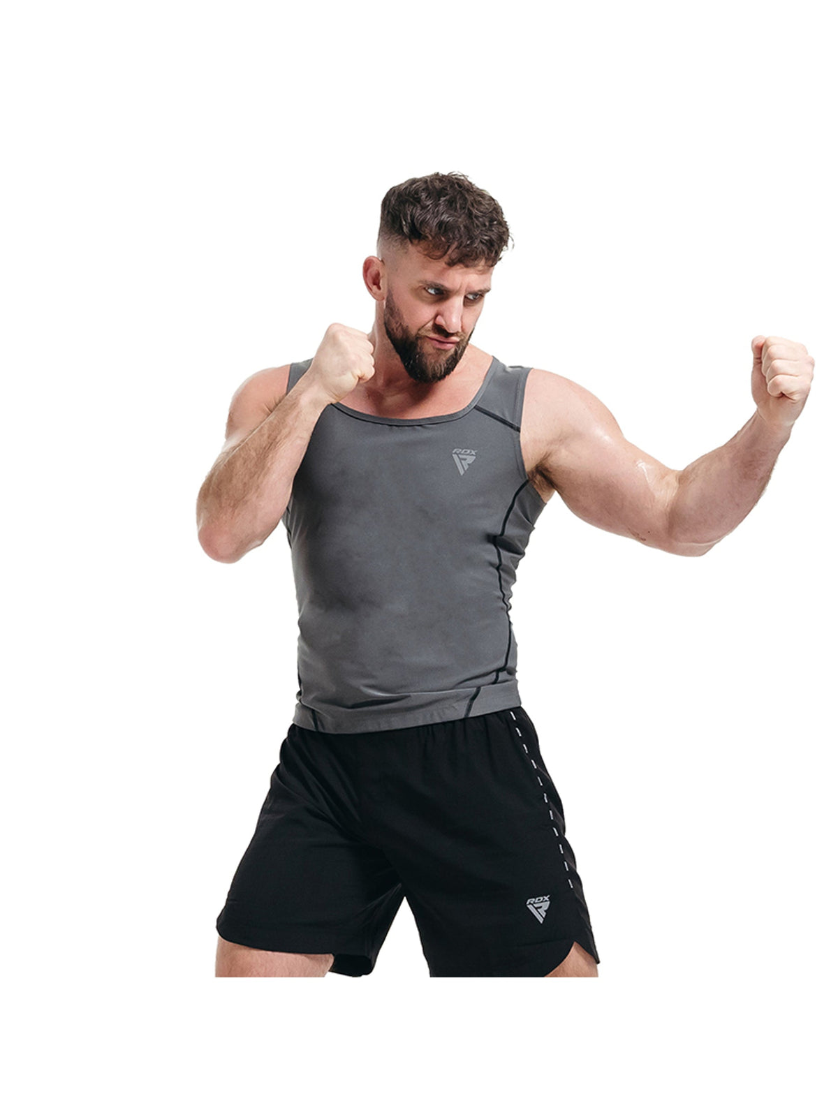RDX M1 Men's Sweat Vest - Grey