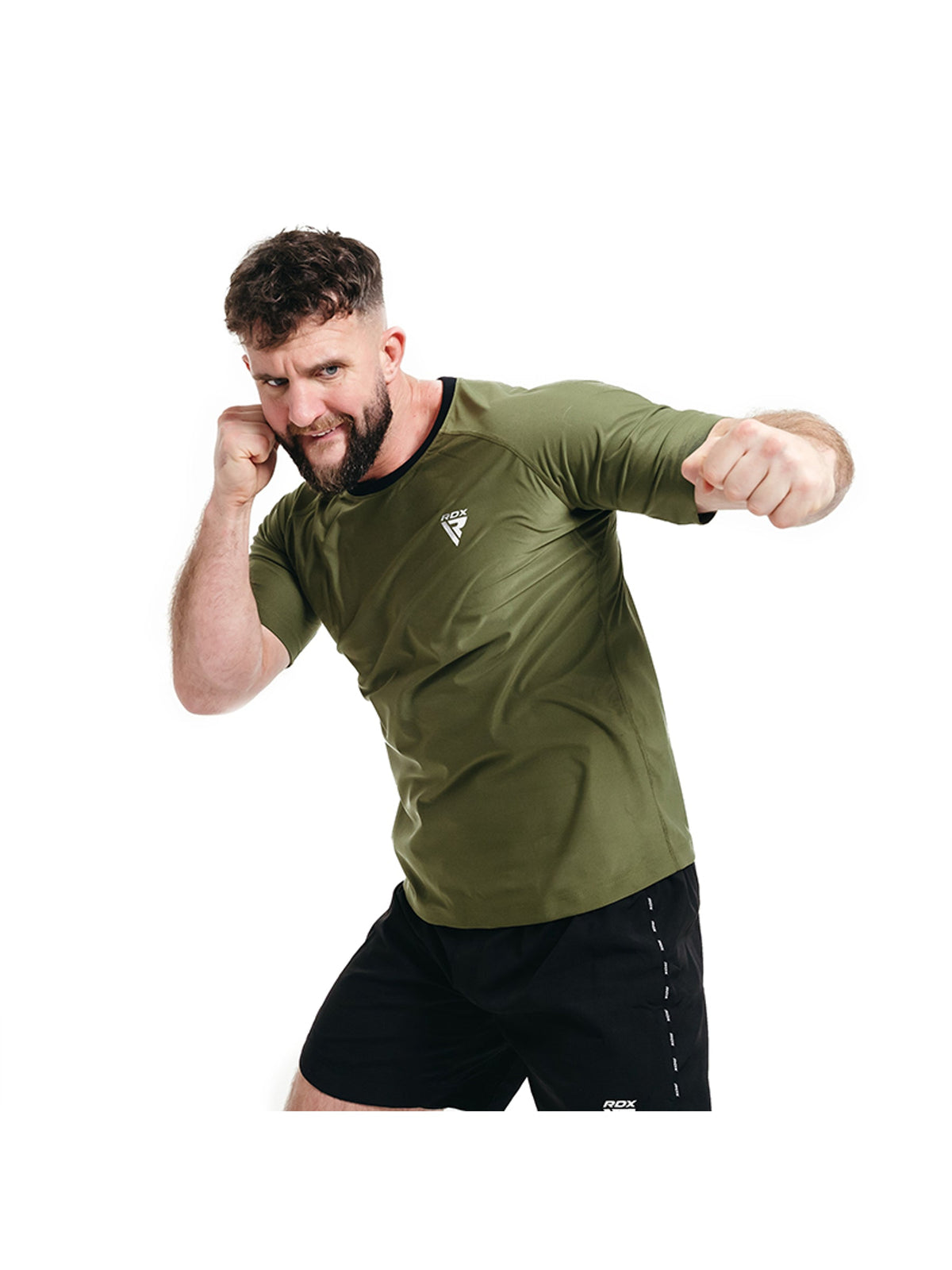 RDX M1 Men's Sweat T-Shirt - Army Green