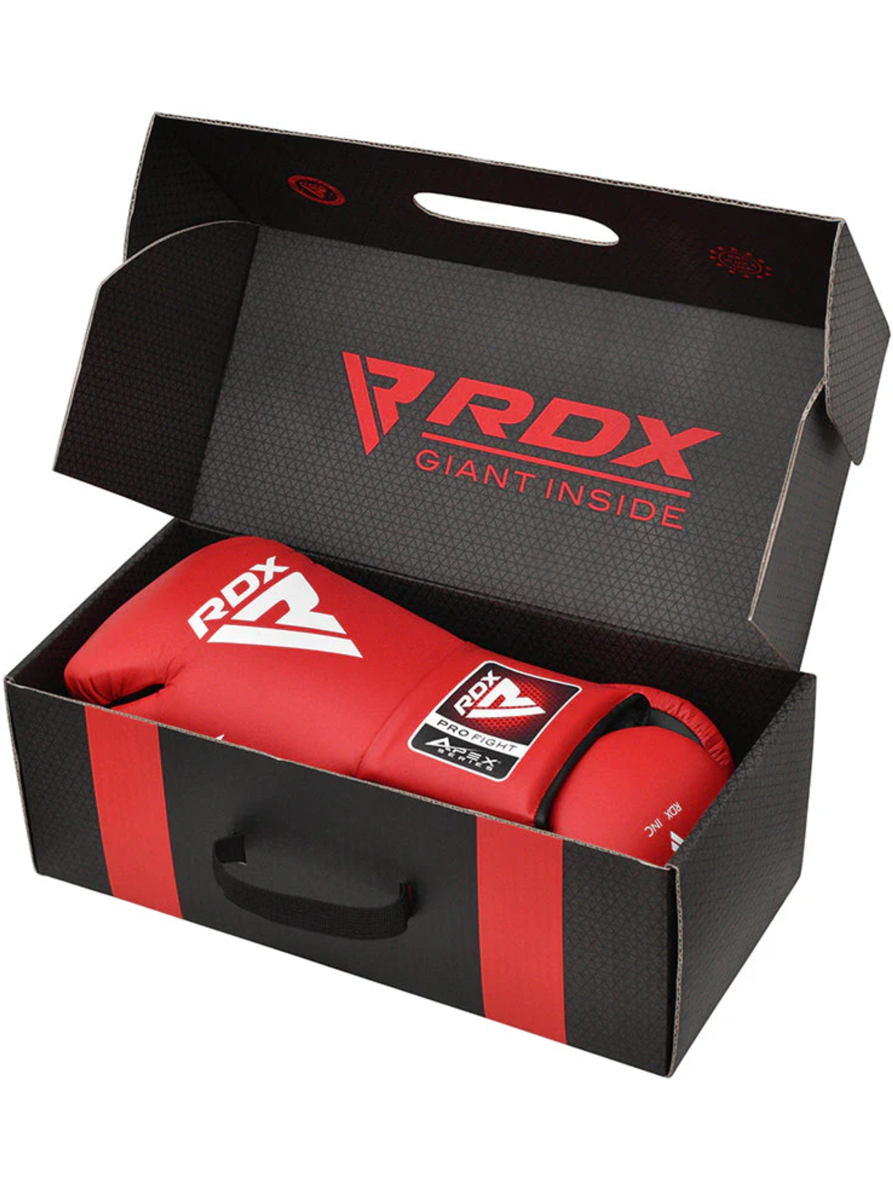 RDX APEX Competition/Fight Lace Up Boxing Gloves Red, Blue