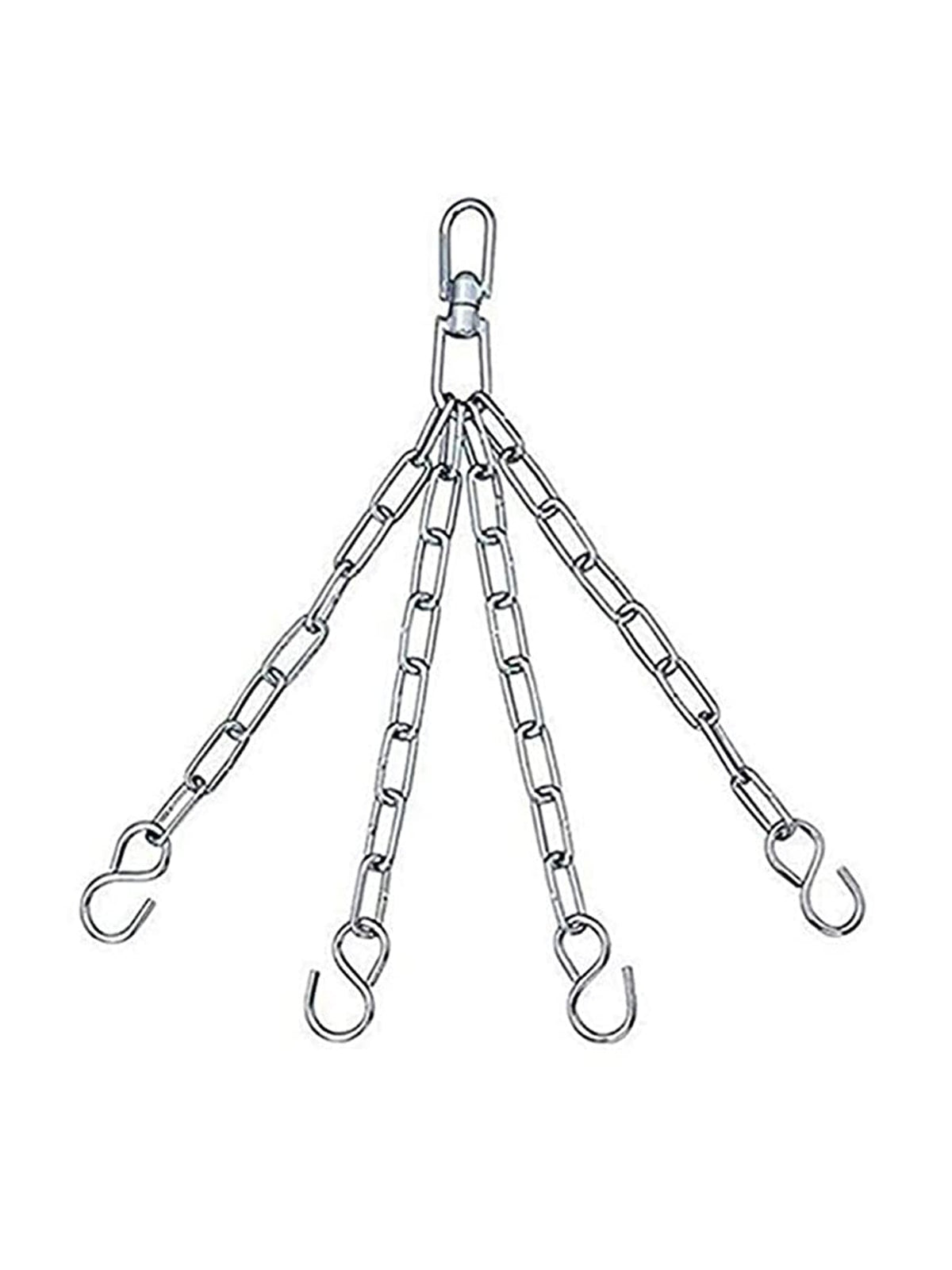 RDX F6 Kara 3-in-1 Punch Bag & Gloves Set – Black, 4-piece hanging chain