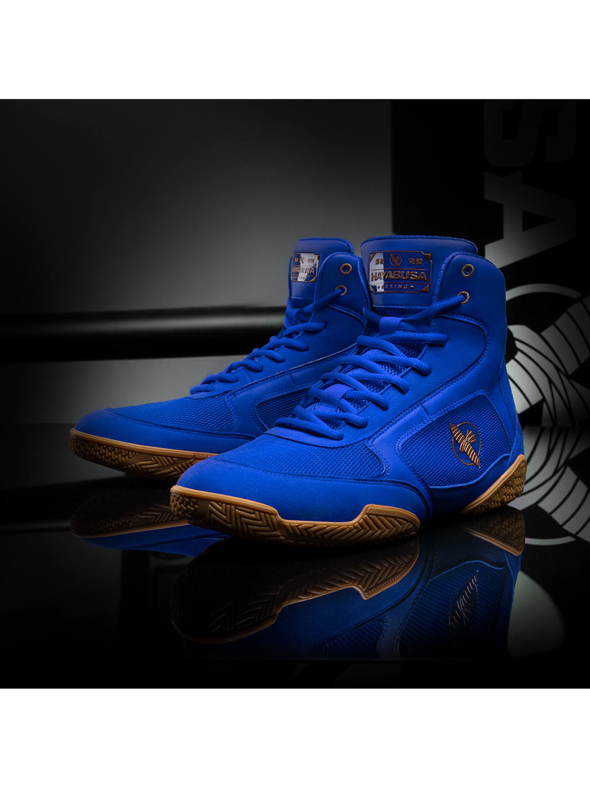 Hayabusa Pro Boxing Shoes, blue, image 6