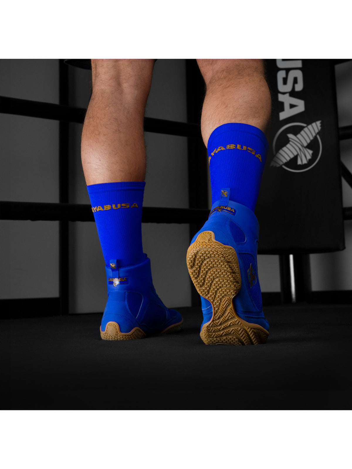 Hayabusa Pro Boxing Shoes, blue, image 3