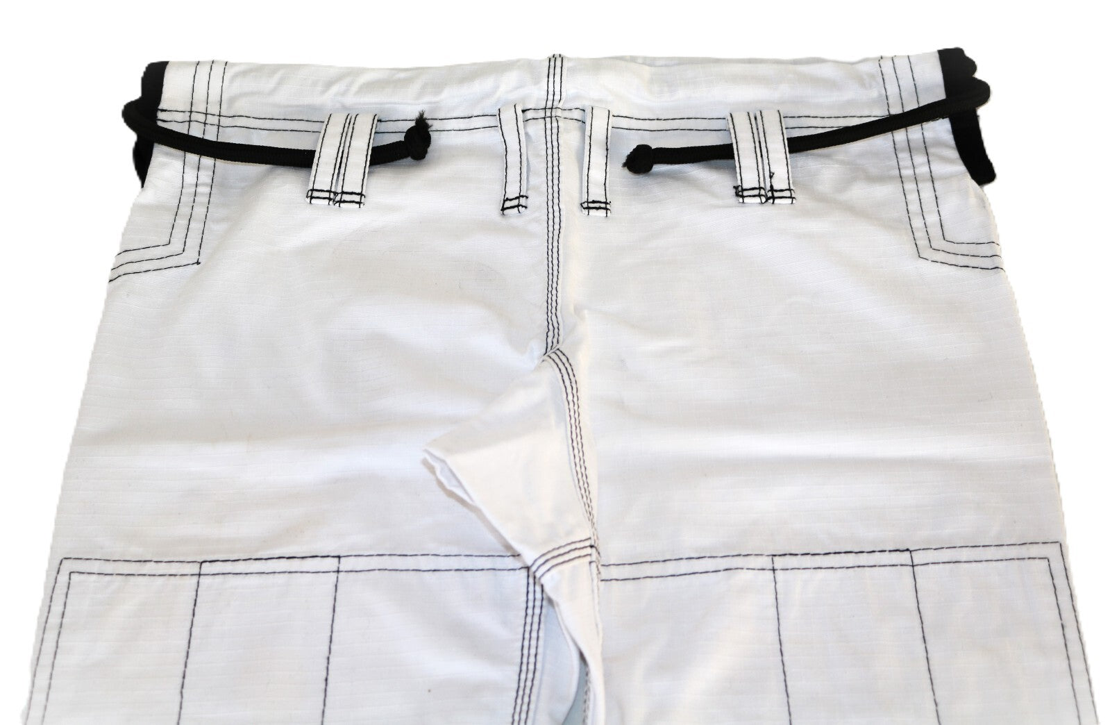 Gi de Jiu Jitsu Brasileño Premium Blanco y Negro 