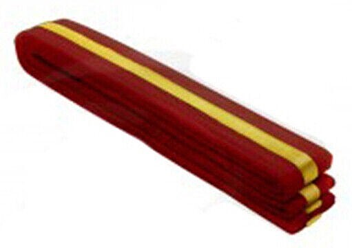 Double Wrap Gold Striped Karate/Taekwondo Belts