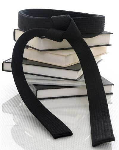 2" Black Master Belts for Karate/Taekwondo