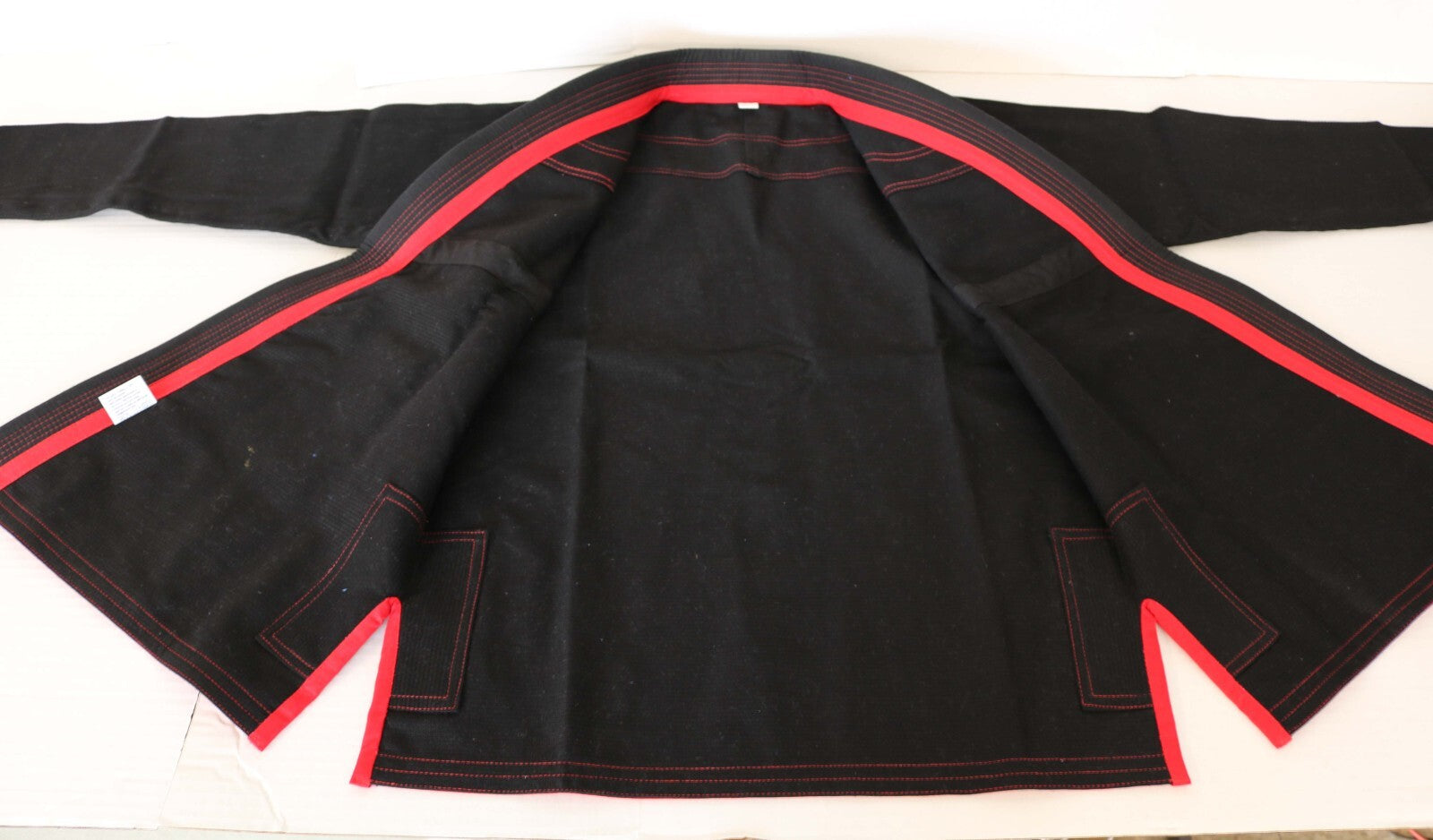 Gi de Jiu Jitsu Brasileño Premium Negro/Rojo 