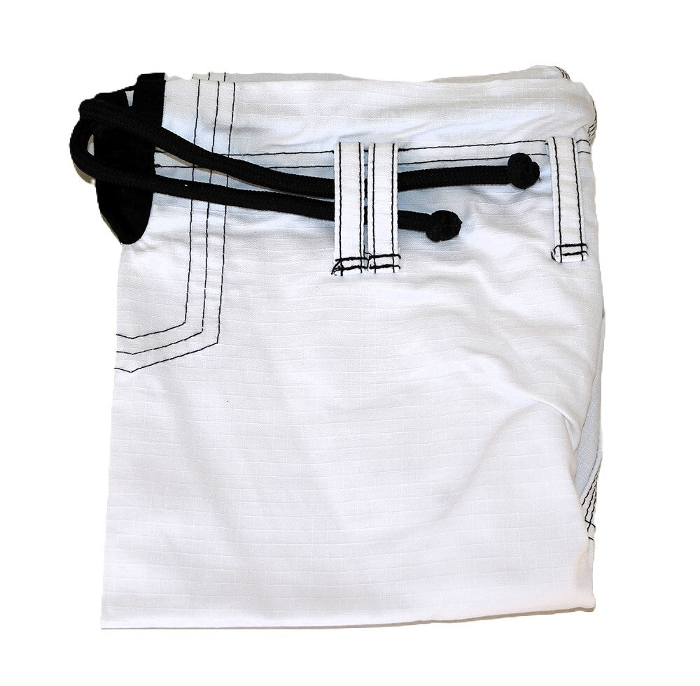 Gi de Jiu Jitsu Brasileño Premium Blanco y Negro 