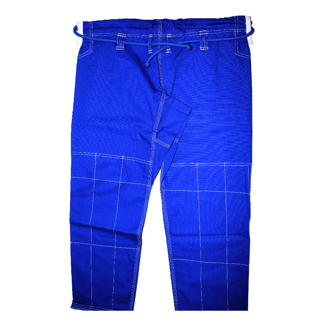 Gi de Jiu Jitsu Brasileño Premium Azul/Blanco 