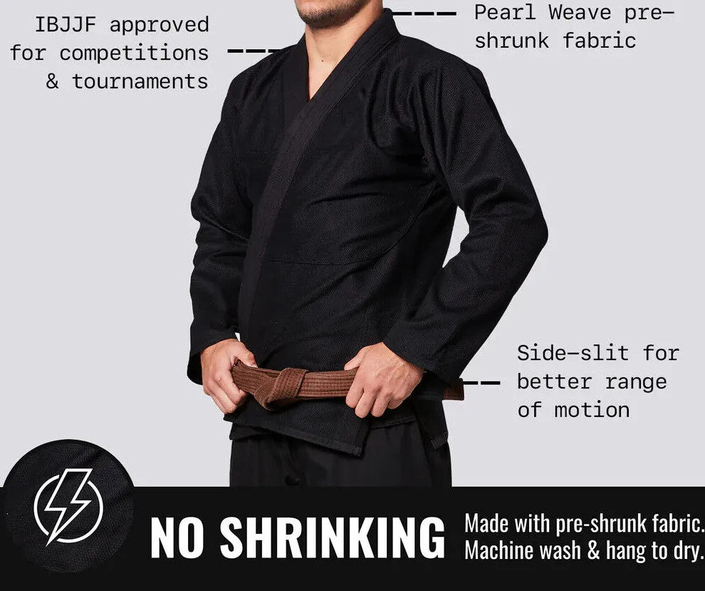 Essential Brazilian Jiu Jitsu Gi Black