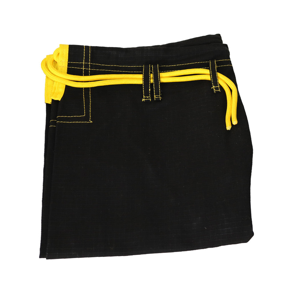 Gi de Jiu Jitsu brasileño premium negro/amarillo 