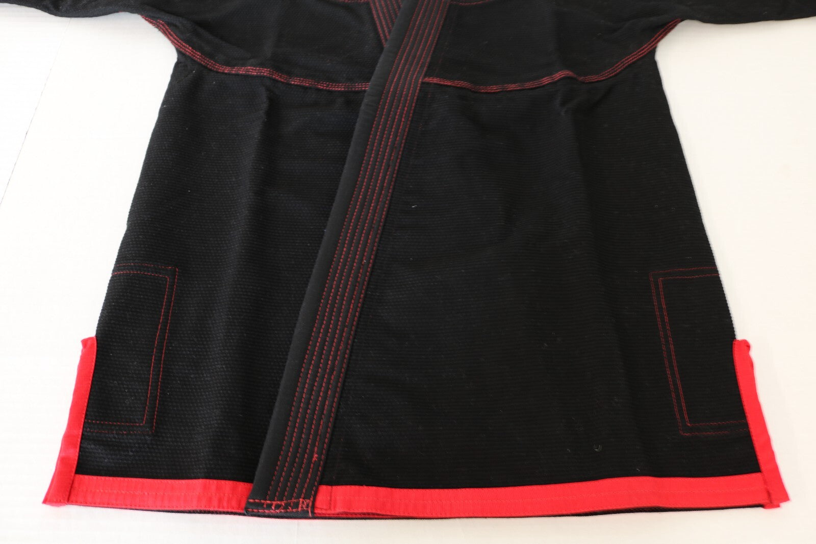 Gi de Jiu Jitsu Brasileño Premium Negro/Rojo 