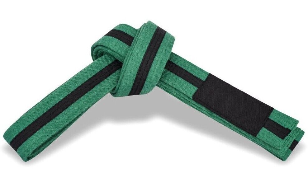 Cinturones premium de Jiu Jitsu brasileño para deportes marciales, lisos y a rayas - Envío gratuito 
