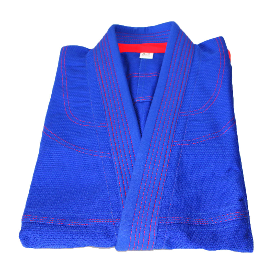 Gi de Jiu Jitsu Brasileño Premium Azul/Rojo 