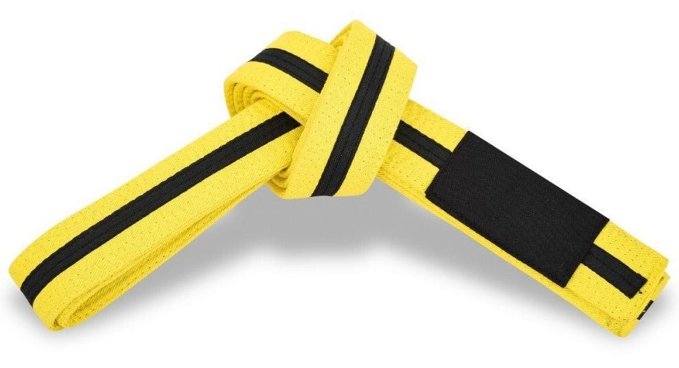 Cinturones premium de Jiu Jitsu brasileño para deportes marciales, lisos y a rayas - Envío gratuito 