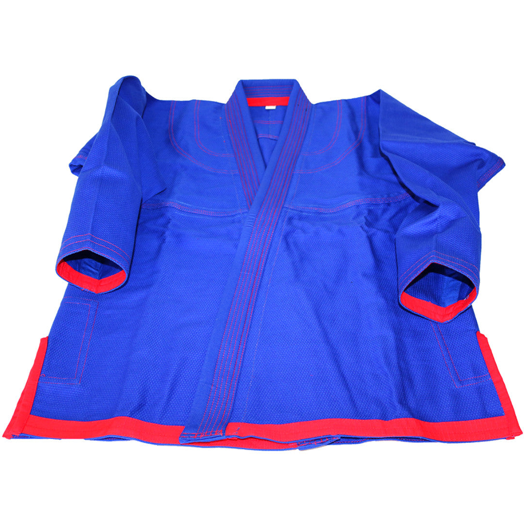 Gi de Jiu Jitsu Brasileño Premium Azul/Rojo 
