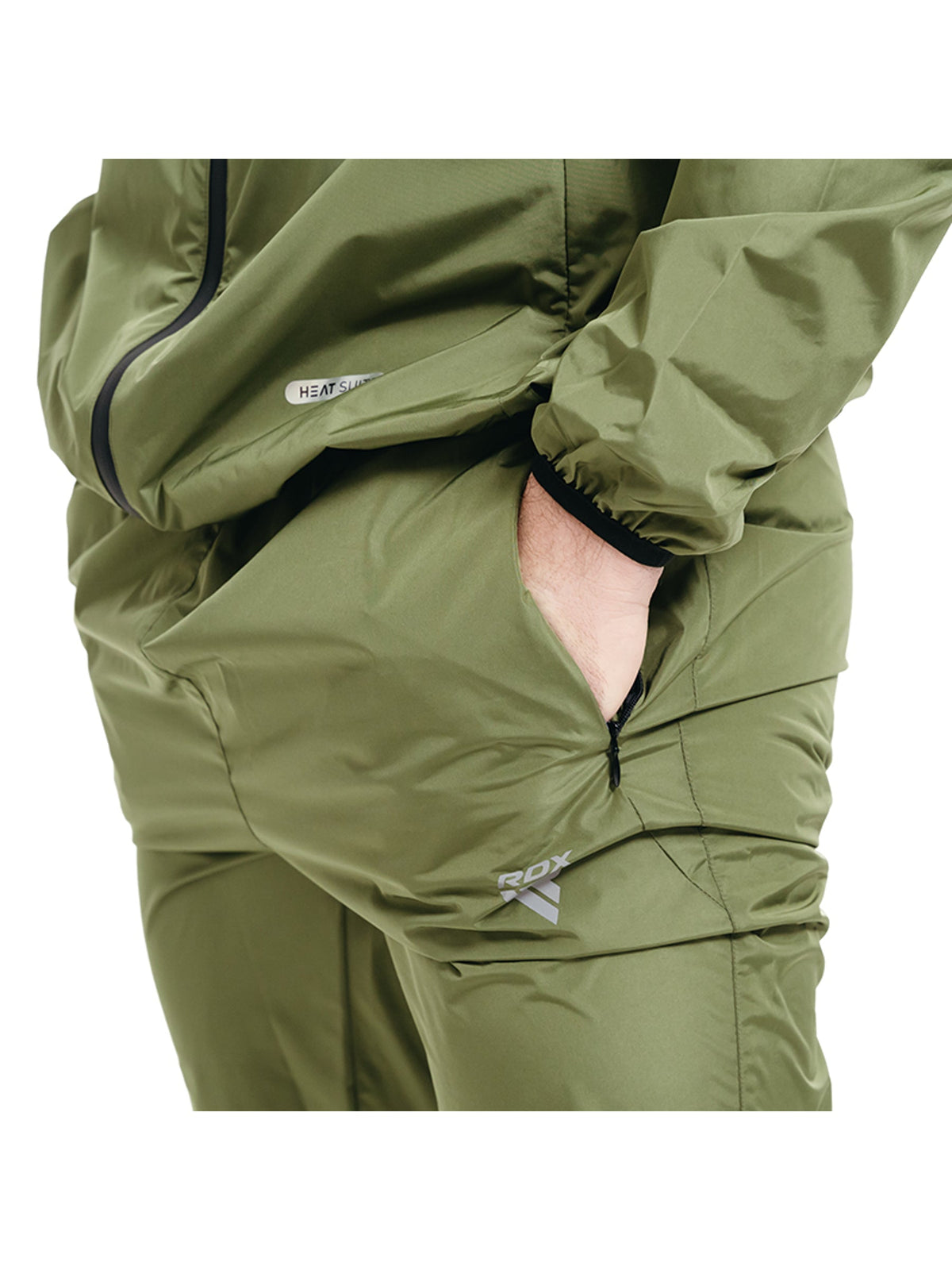 RDX C1 Weight Loss Sauna Suit - Army Green