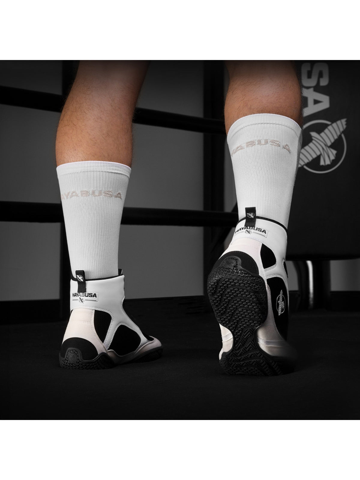 Hayabusa Pro Boxing Shoes, white, image 3