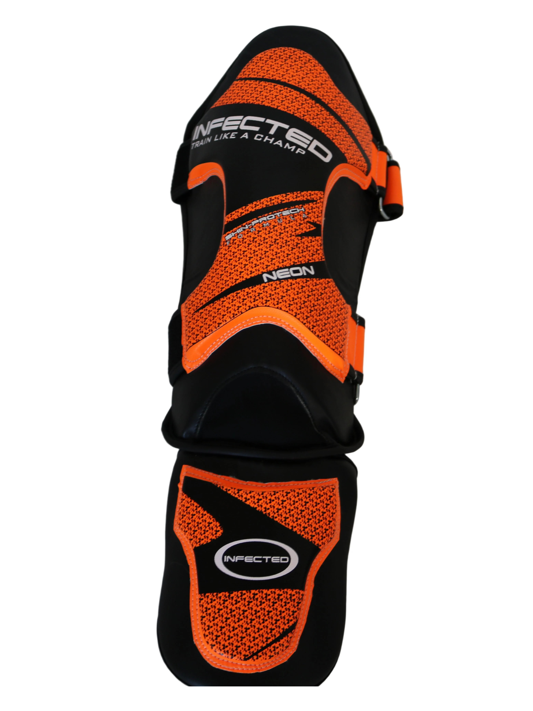 Infected Armored Shin Instep Guards for Boxing & MMA