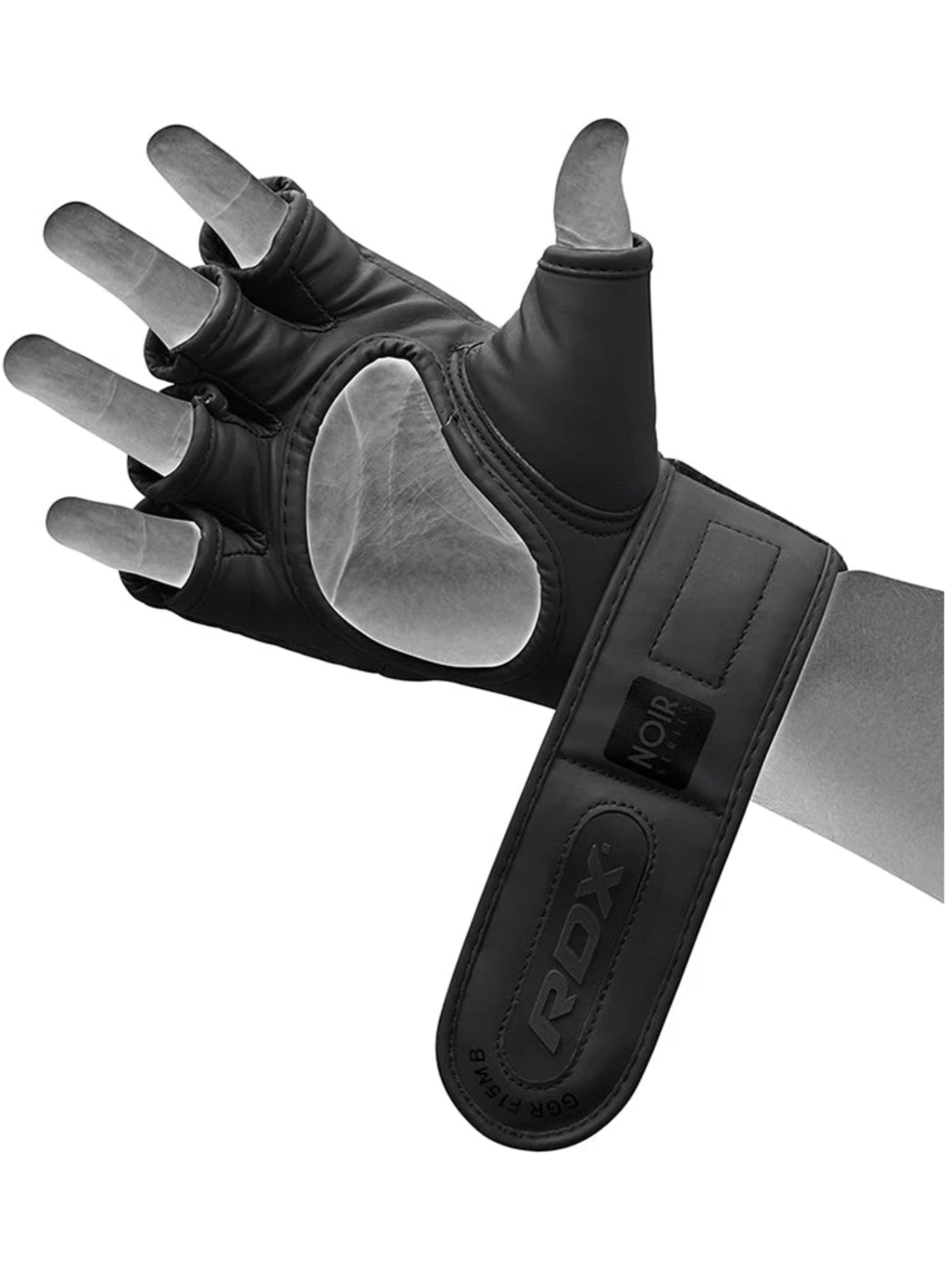 RDX F15 Noir MMA Training Gloves Black