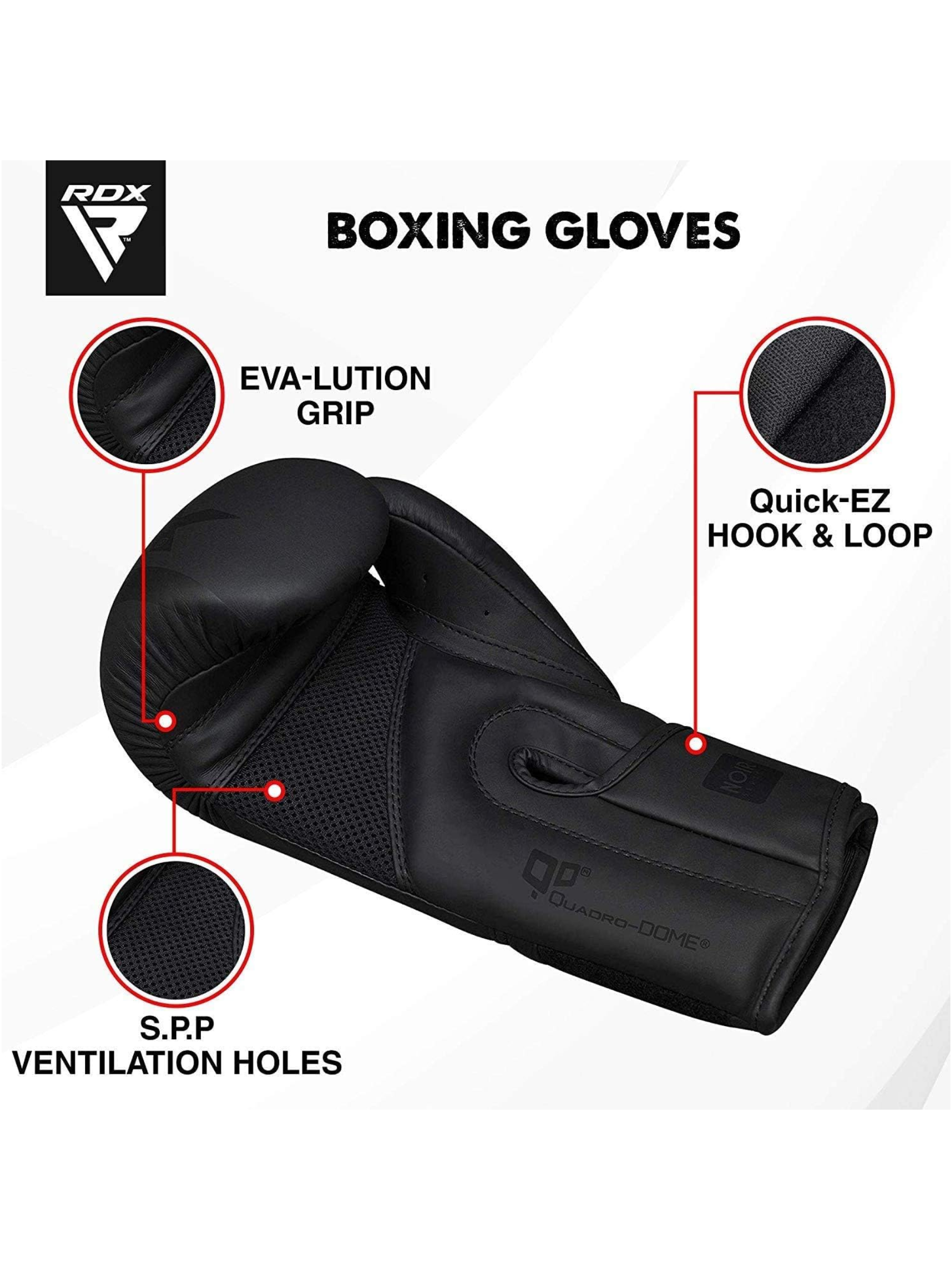 RDX F15 Noir Boxing Gloves