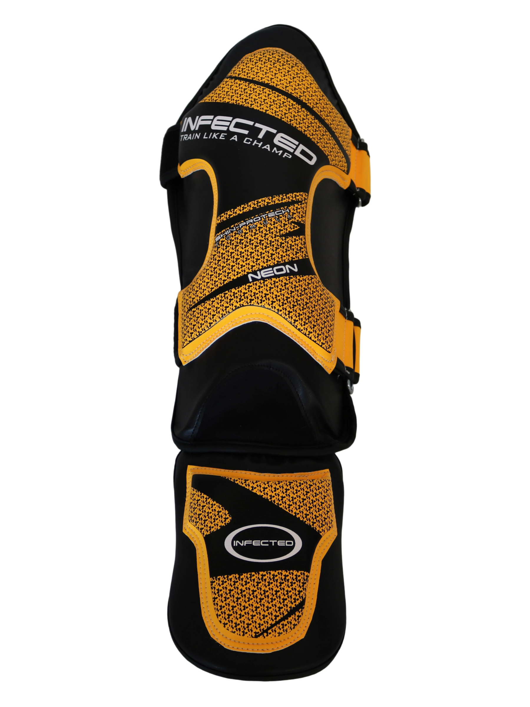 Infected Armored Shin Instep Guards for Boxing & MMA