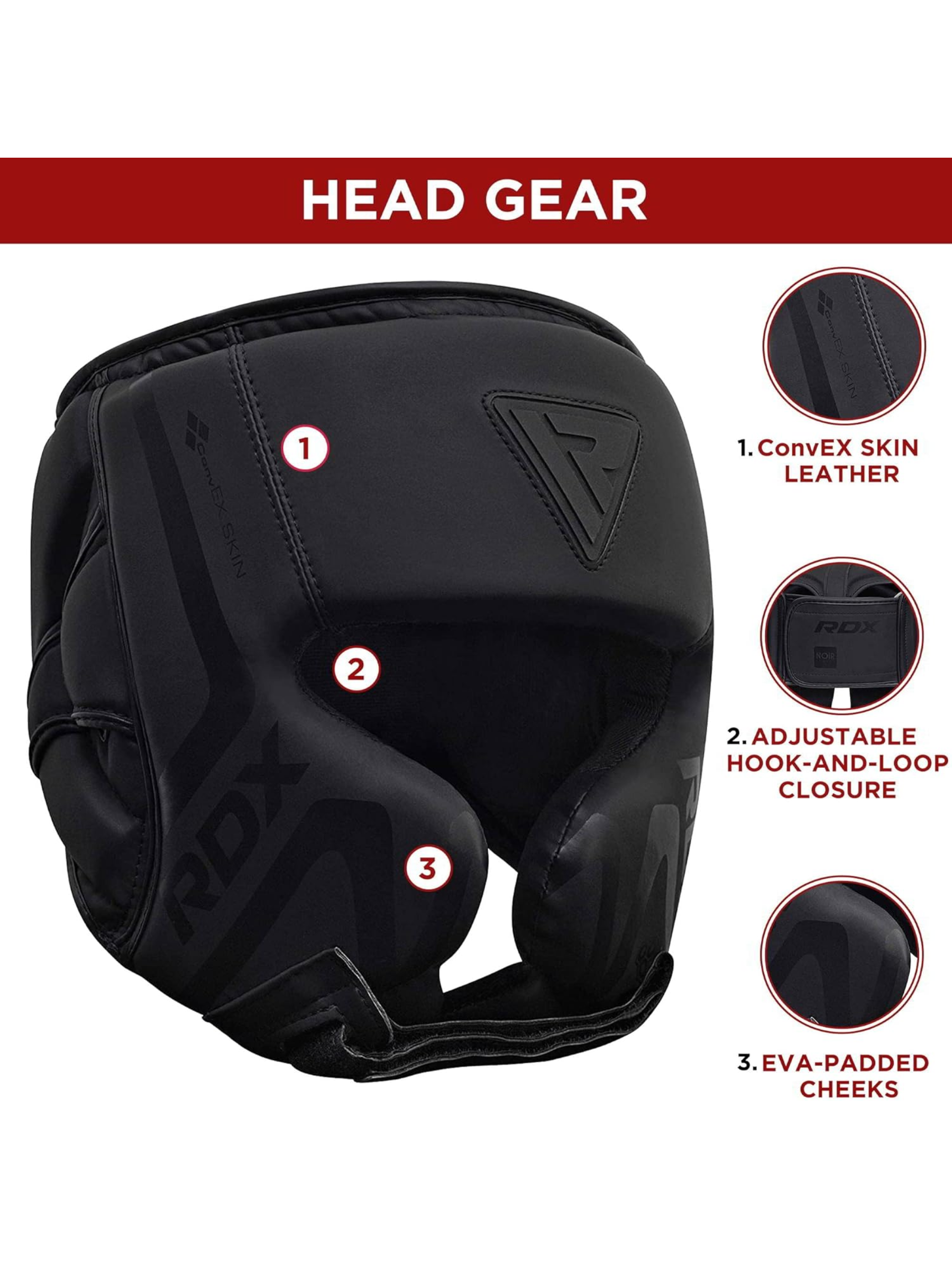 RDX T15 Noir Cheek Protector Head Guard