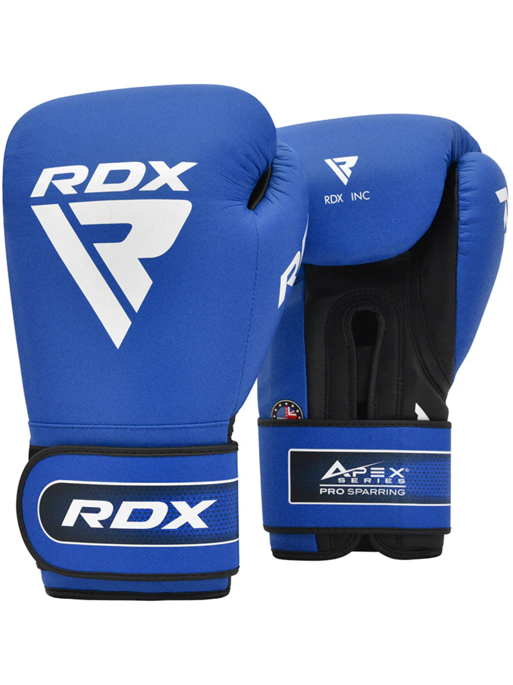 RDX APEX Sparring/Training Boxing Gloves Hook & Loop Red, Blue