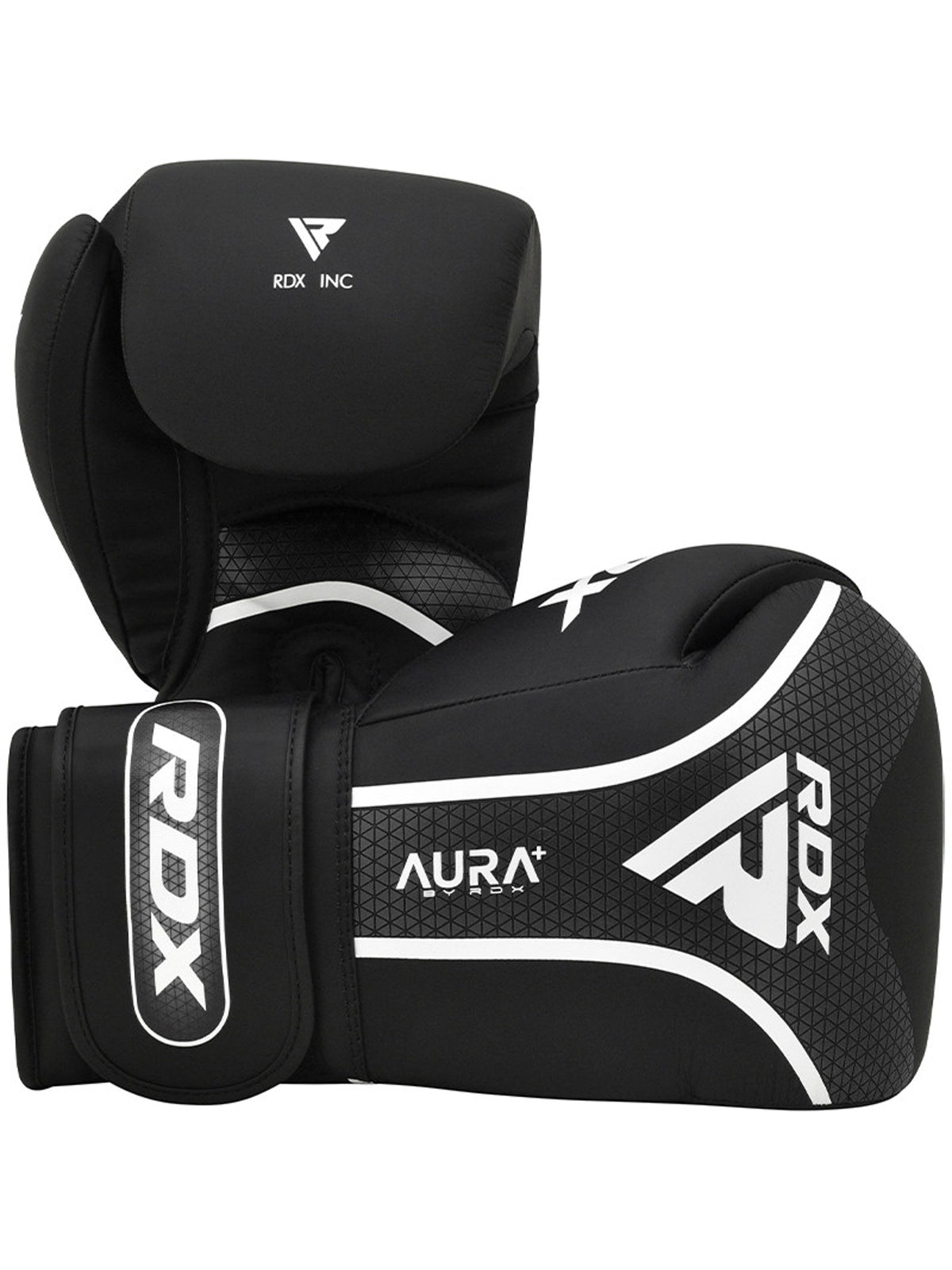RDX Aura Plus T-17 Boxing Gloves - Black