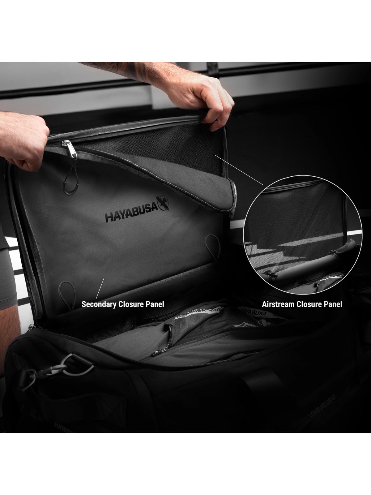 Hayabusa Airstream Athletic Duffle Bag – Feature Detail