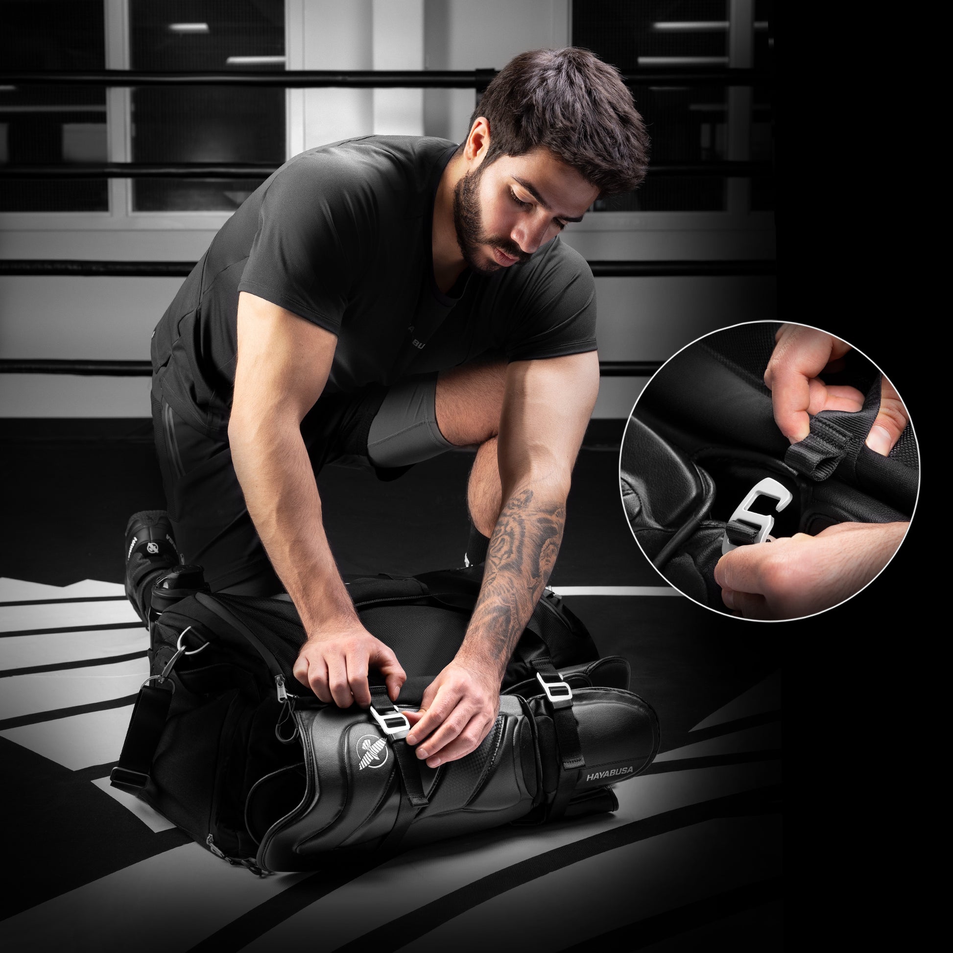 Hayabusa Jiu-Jitsu Ranked Duffle Strap – Strap Feature 3