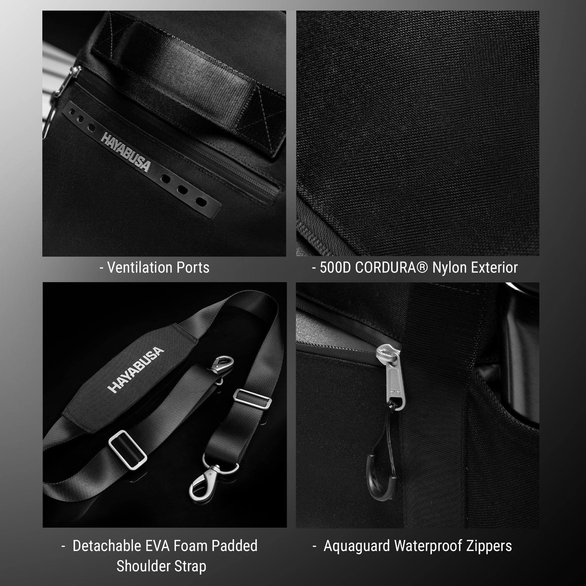 Hayabusa Jiu-Jitsu Ranked Duffle Strap – Strap Feature 4