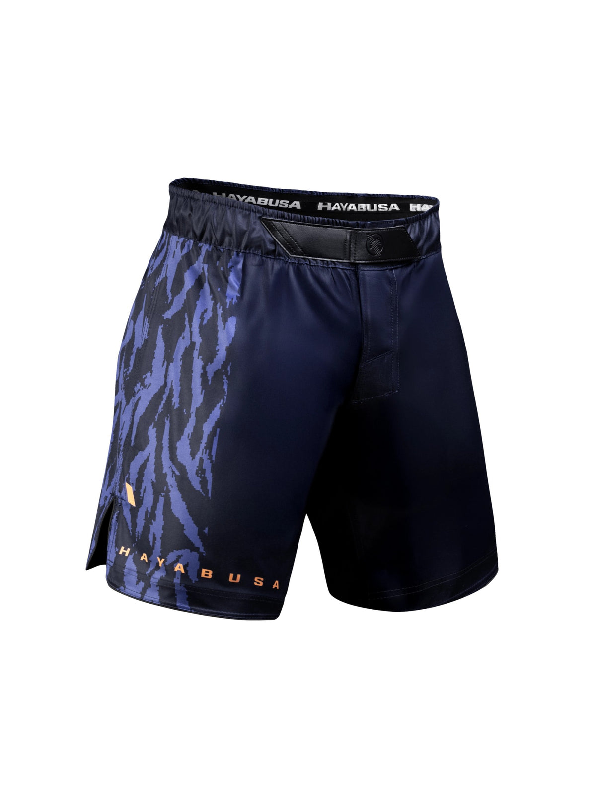 Hayabusa Men's Apex 3/4 Thigh Fight Shorts, dusk blue, main image