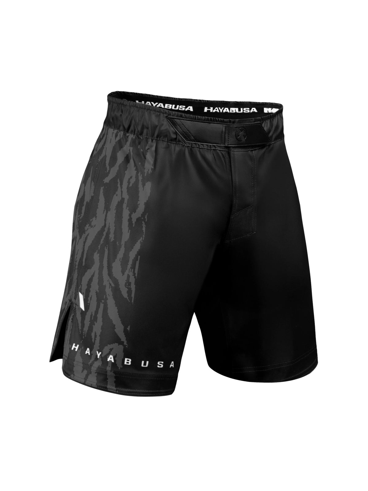 Hayabusa Men's Apex Full-Length Fight Shorts, carbon black, main image