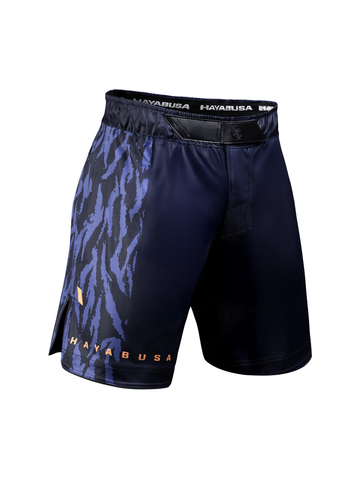 Hayabusa Men's Apex Full-Length Fight Shorts, dusk blue, main image