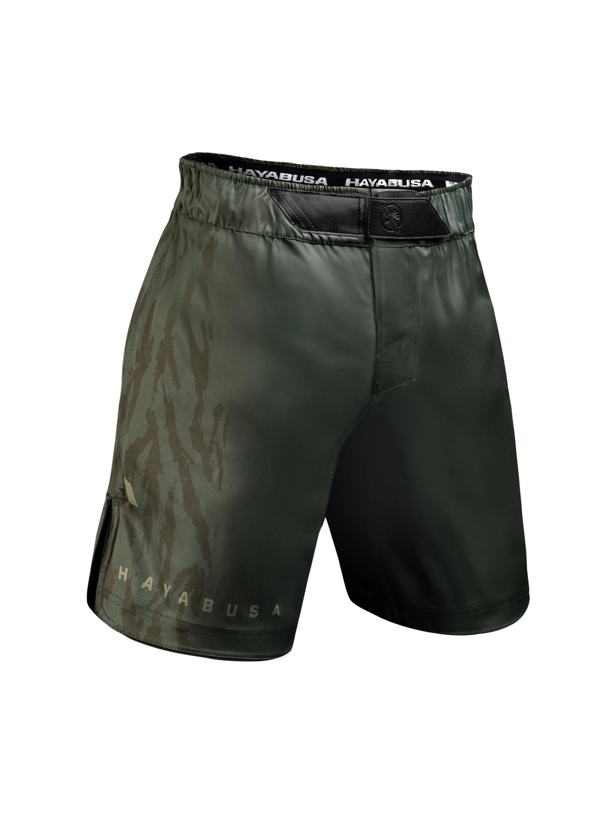 Hayabusa Men's Apex Full-Length Fight Shorts, recon green, main image