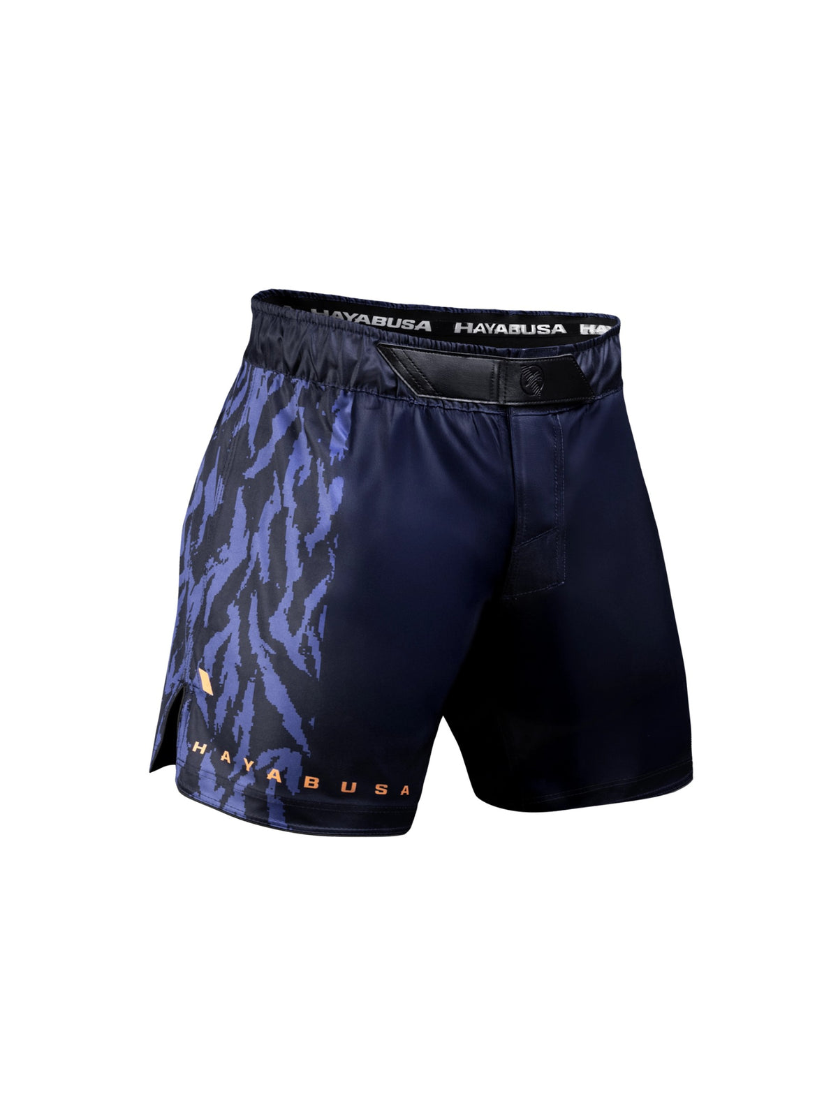 Hayabusa Men's Apex Mid-Thigh Fight Shorts, dusk blue, main image