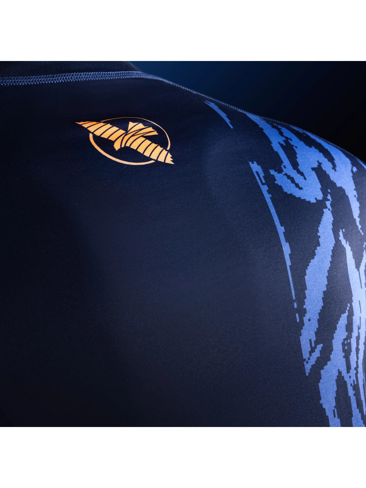 Hayabusa Men's Apex Long Sleeve Rash Guard, dusk blue, image 3