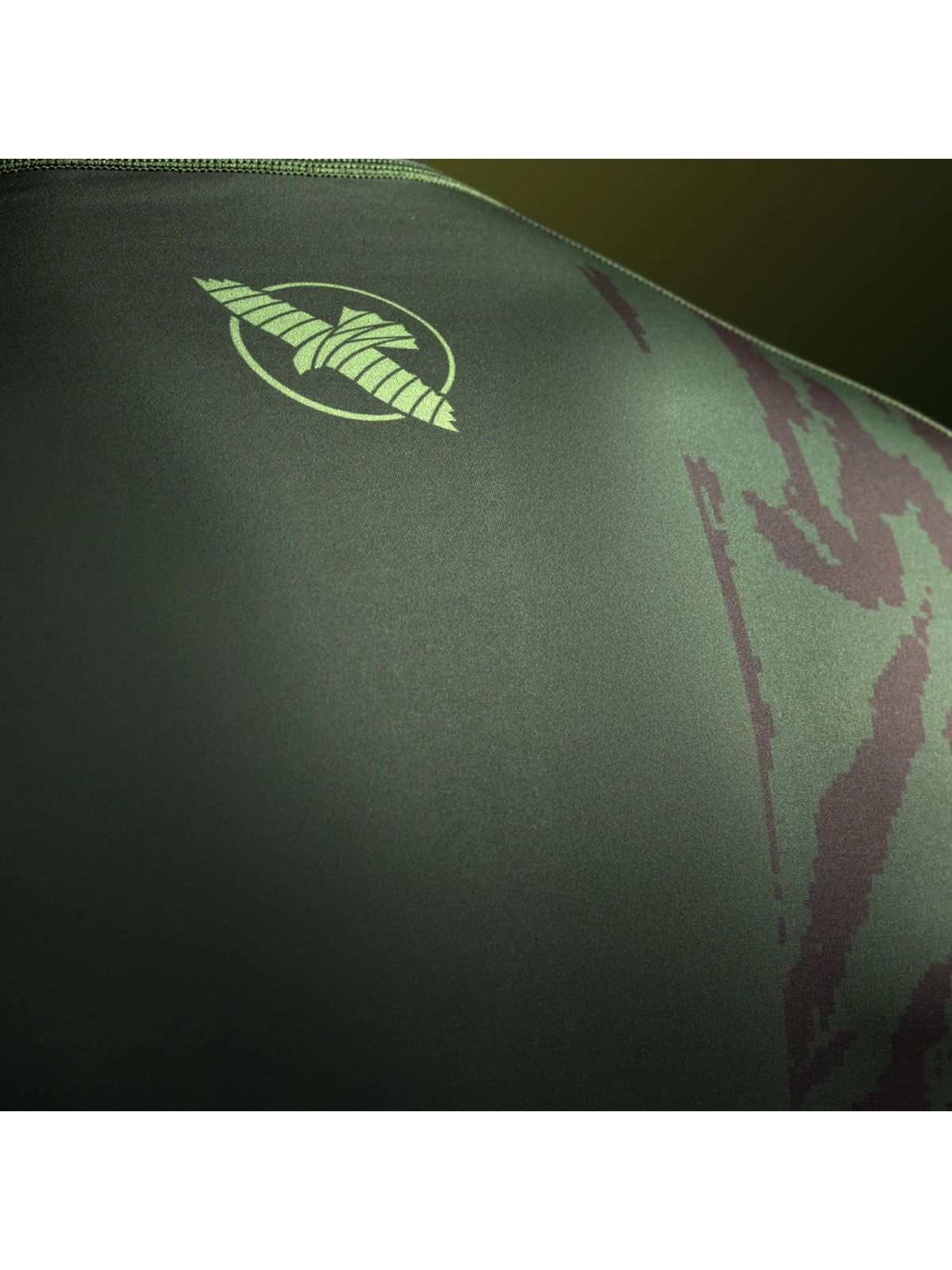 Hayabusa Men's Apex Long Sleeve Rash Guard, recon green, image 3