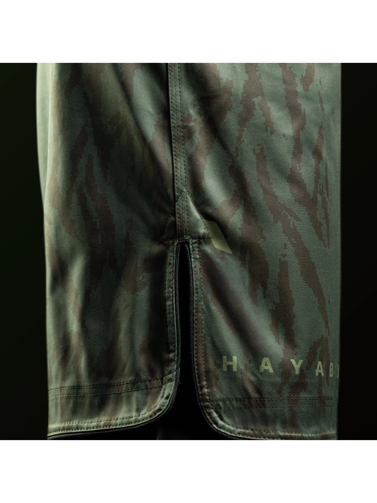 Hayabusa Men's Apex 3/4 Thigh Fight Shorts, recon green, image 4