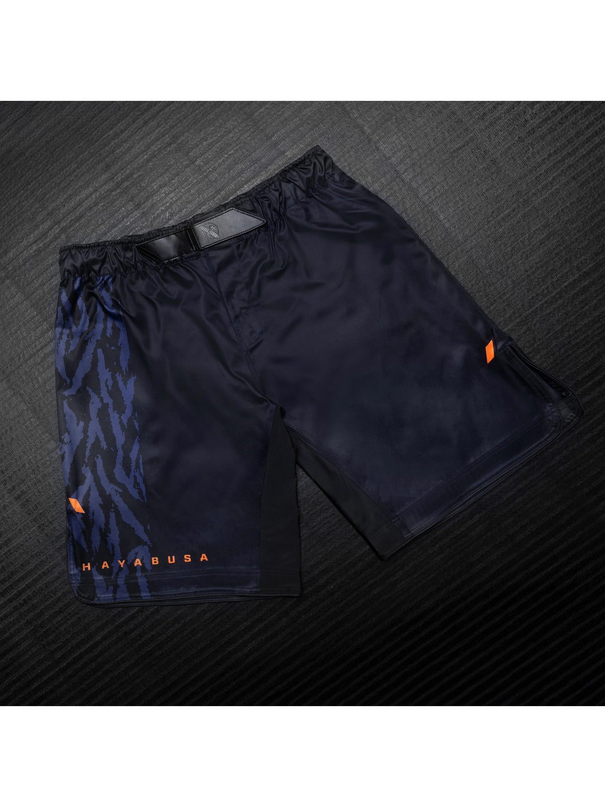 Hayabusa Men's Apex 3/4 Thigh Fight Shorts, dusk blue, image 7