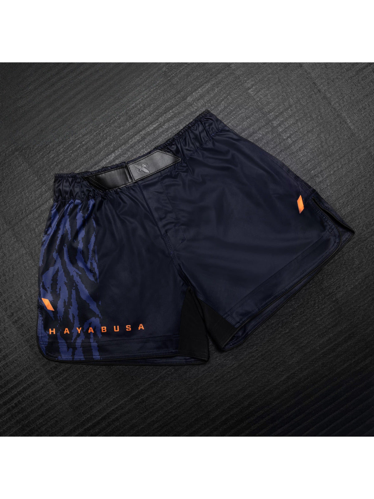Hayabusa Men's Apex Mid-Thigh Fight Shorts, dusk blue, image 7