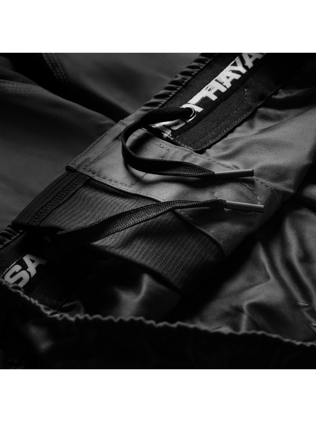 Hayabusa Men's Apex Full-Length Fight Shorts, carbon black, image 6