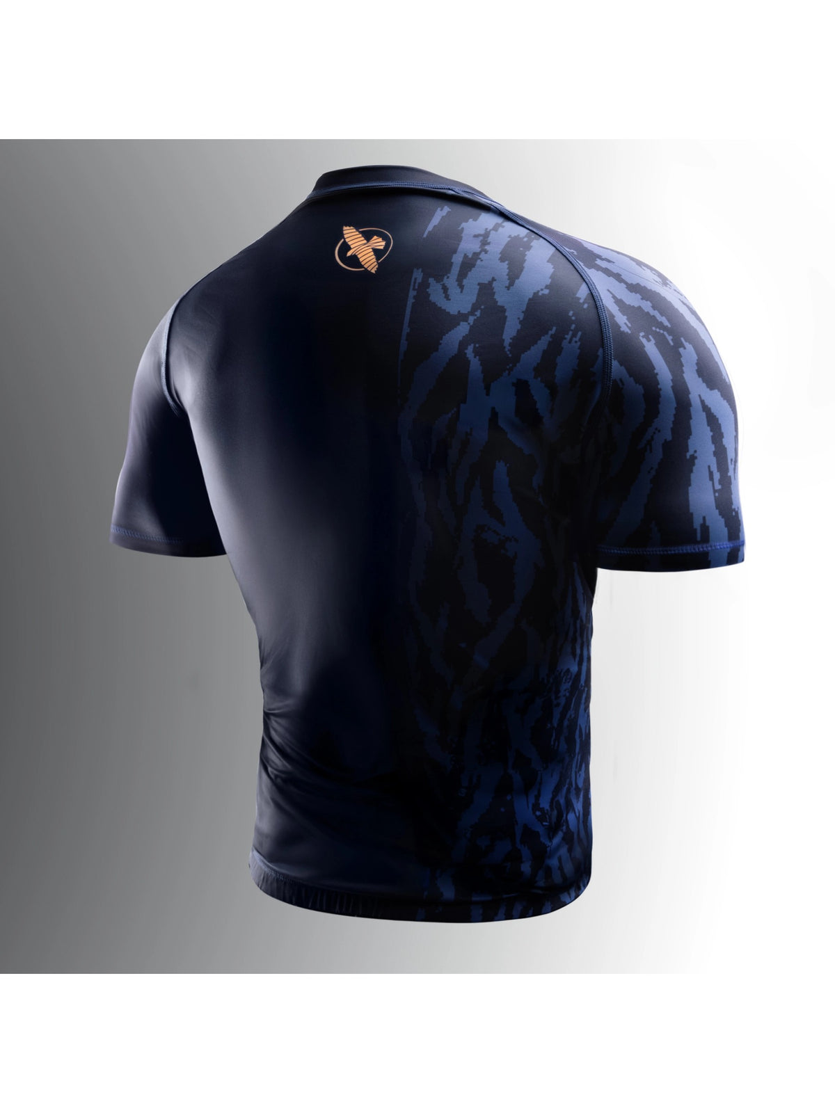 Hayabusa Men's Apex Short Sleeve Rash Guard, dusk blue, image 2