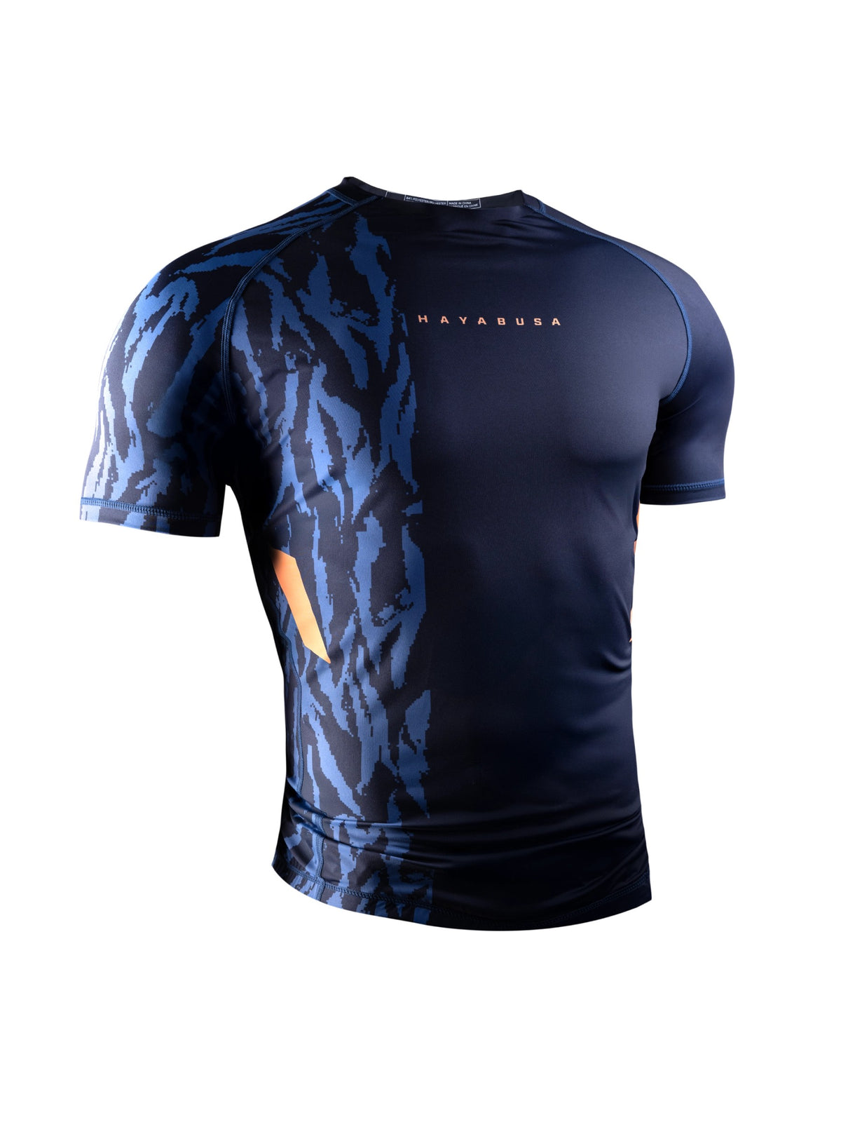 Hayabusa Men's Apex Short Sleeve Rash Guard, dusk blue, main image
