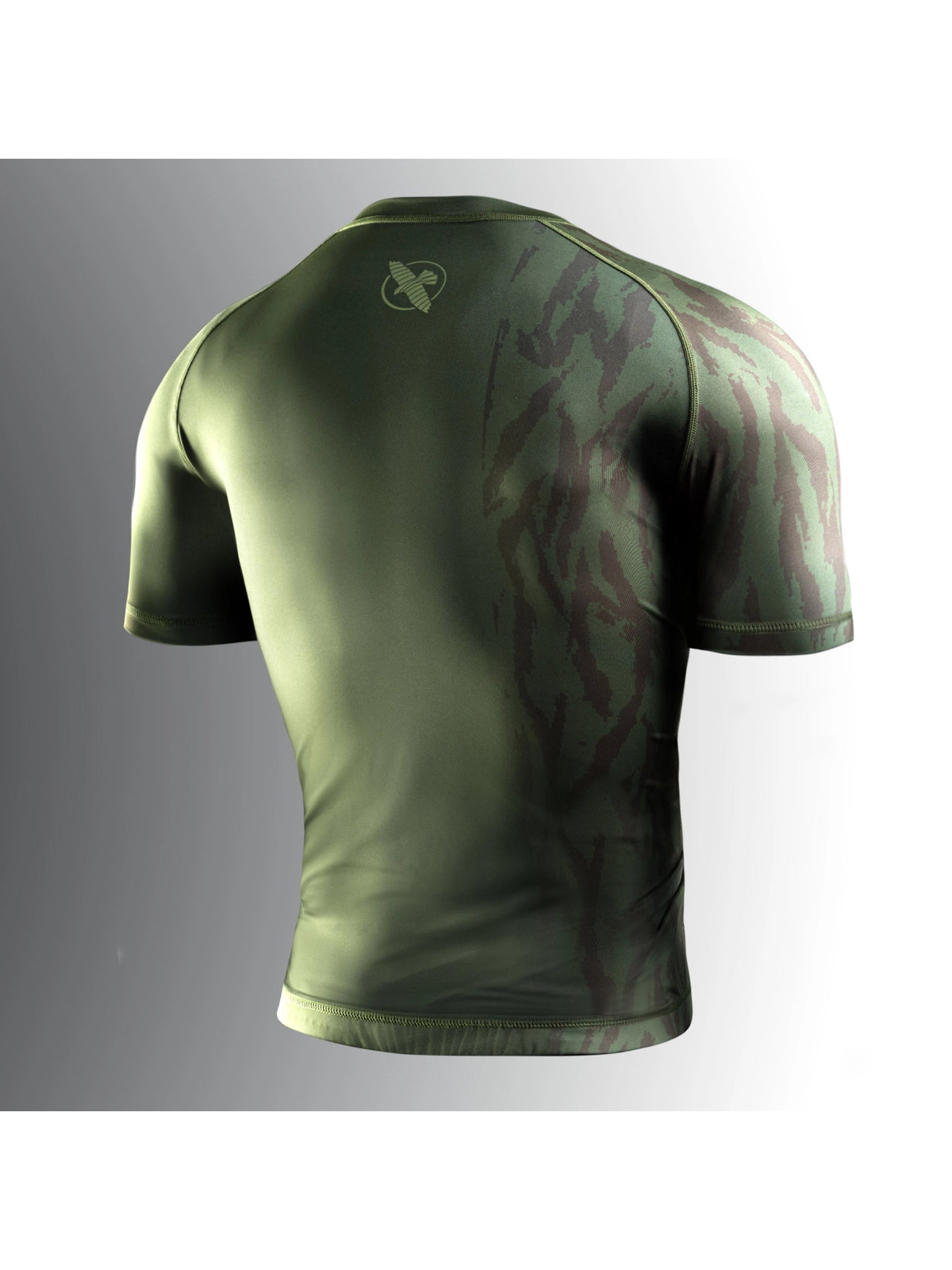 Hayabusa Men's Apex Short Sleeve Rash Guard, recon green, image 2