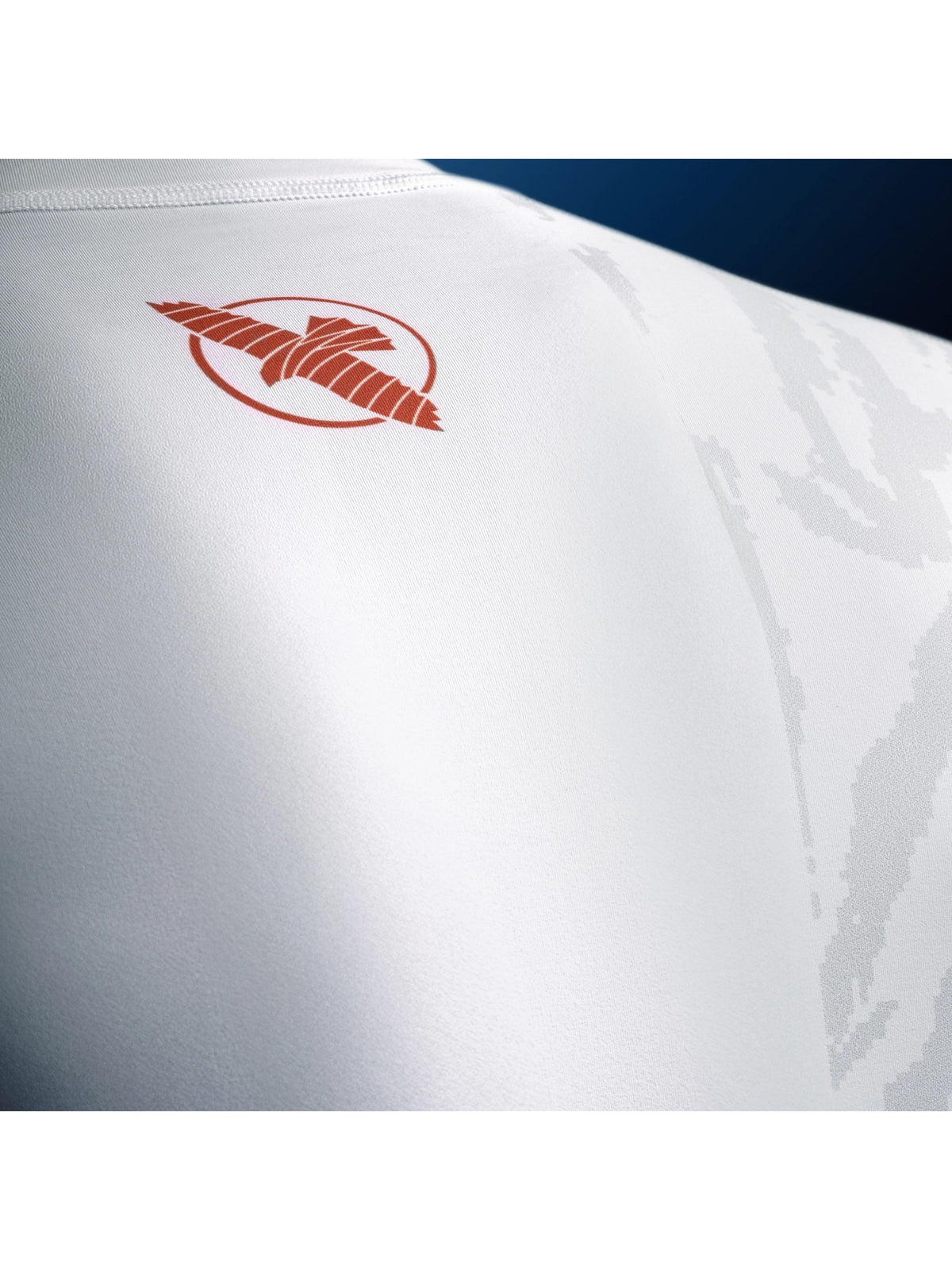 Hayabusa Men's Apex Short Sleeve Rash Guard, ash white, image 3