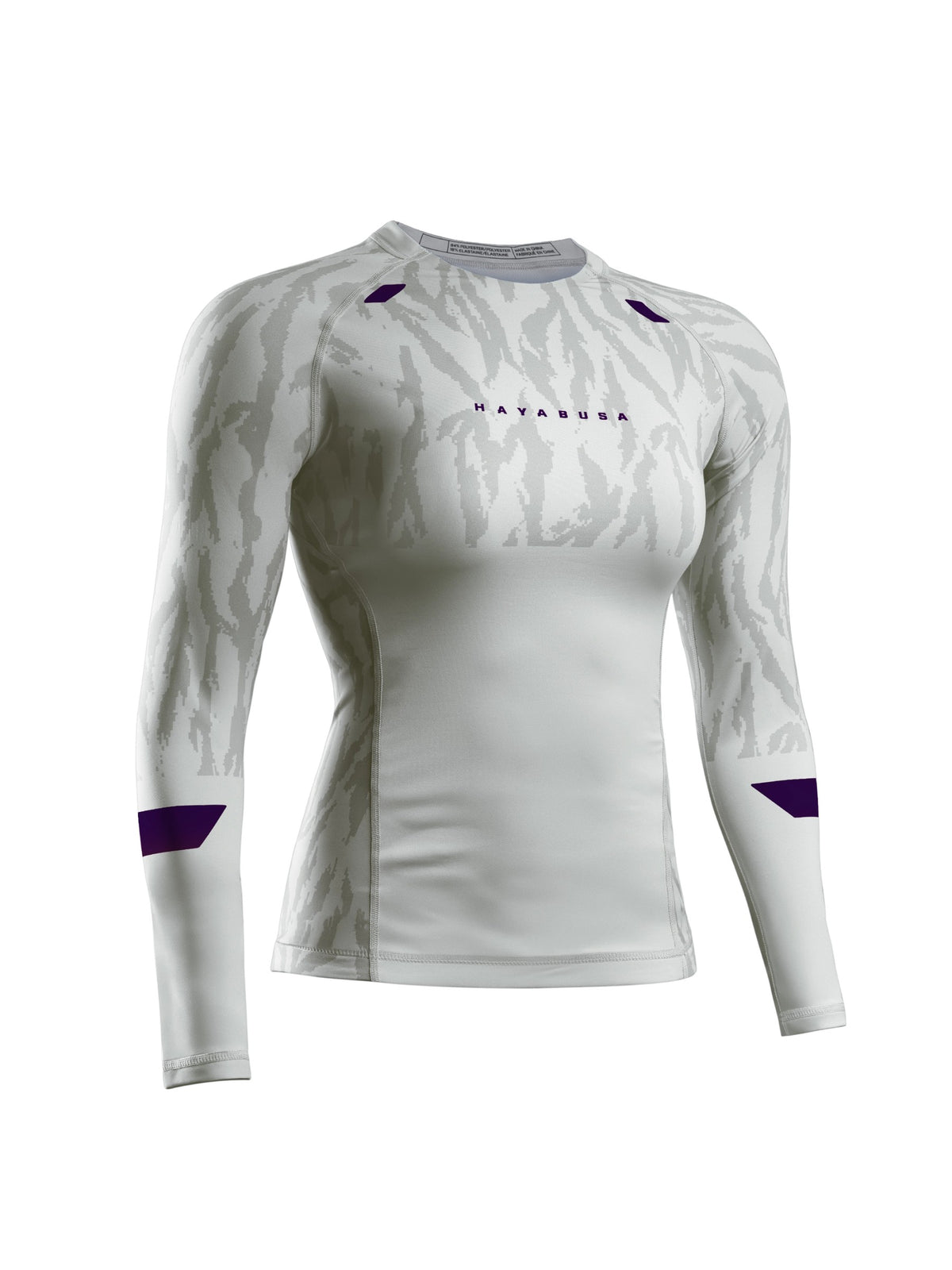 Hayabusa Women's Apex Long Sleeve Rash Guard, stone beige, main image
