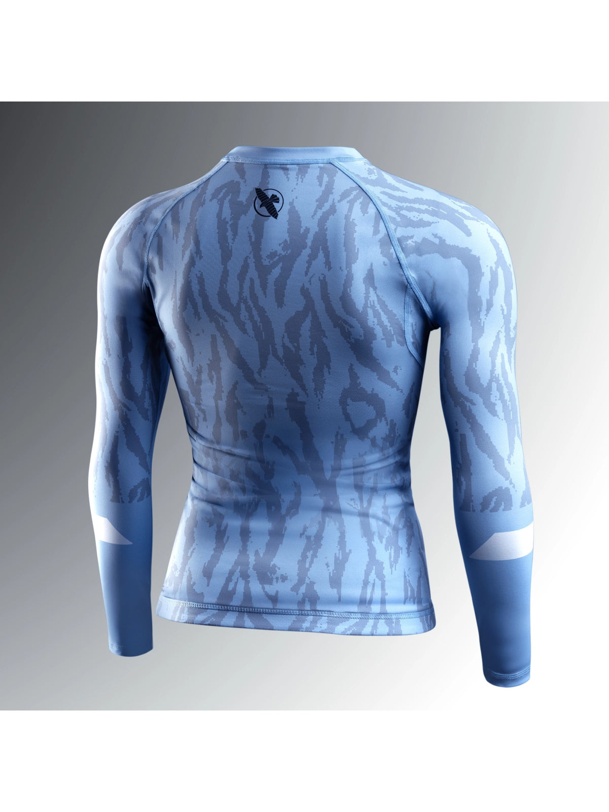 Hayabusa Women's Apex Long Sleeve Rash Guard, crystal blue, image 2