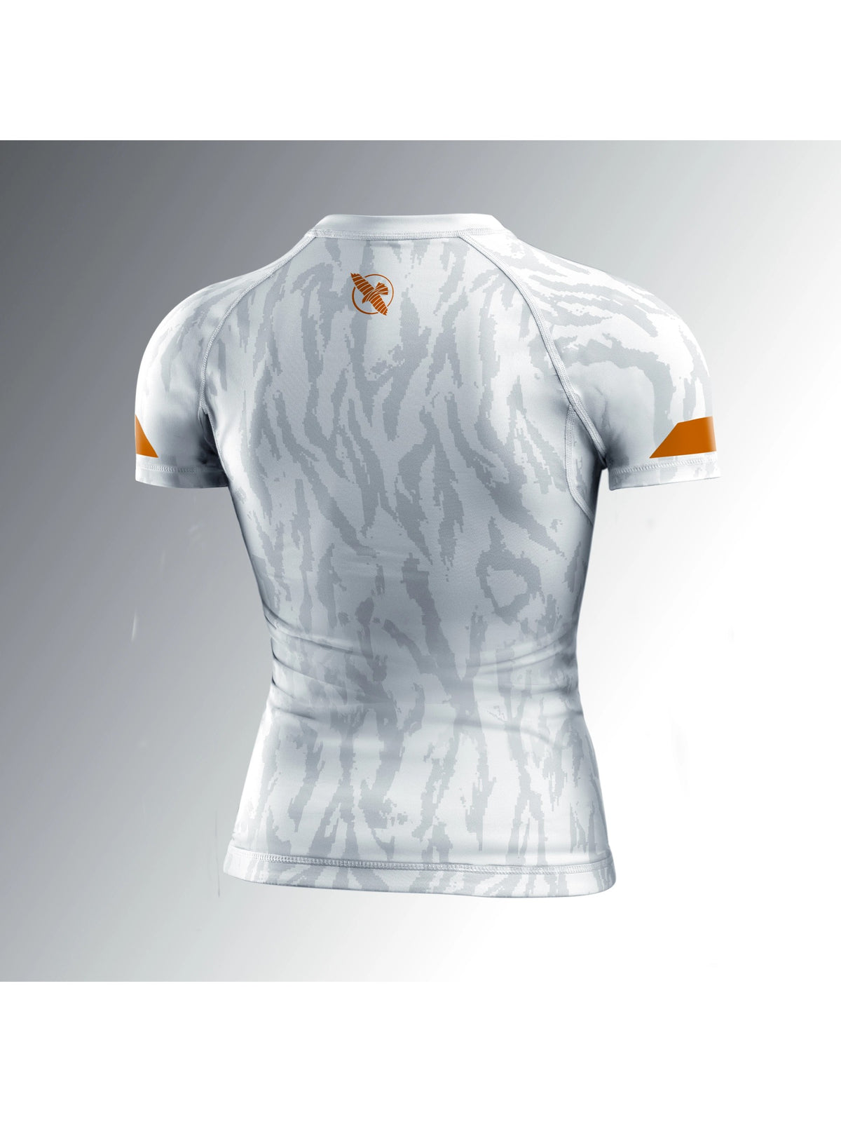 Hayabusa Women's Apex Short Sleeve Rash Guard, ash white, image 2