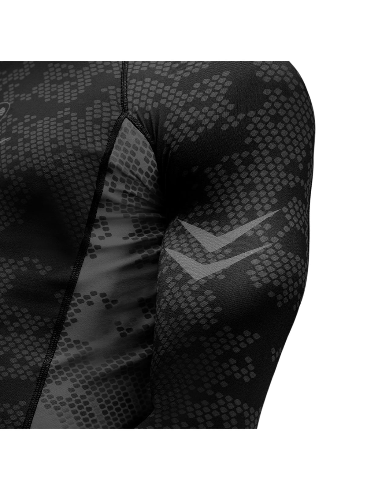 Hayabusa Ranked Long Sleeve Rash Guard, black, image 3